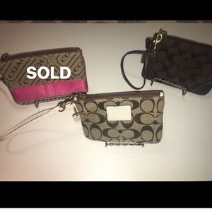 Authentic Coach wristlet
